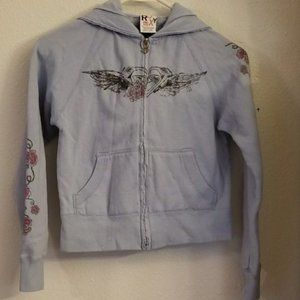 ⬇⬇ Roxy Hoodie Jacket Angel Wing Girl MEDIUM